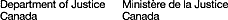 Department of Justice Canada / Minist�re de la Justice Canada