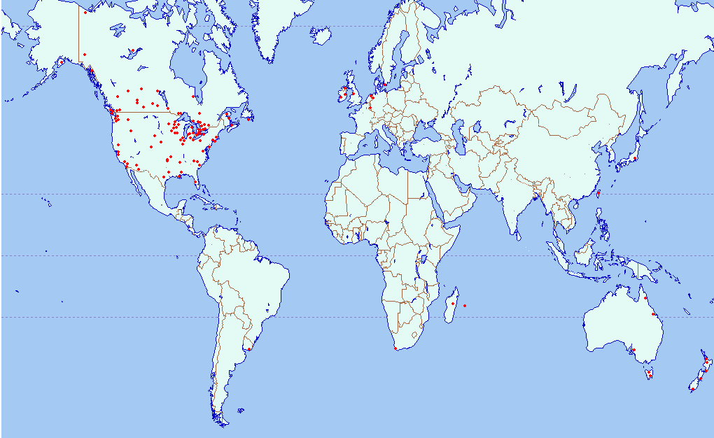 Fas Map FASlink Around the World